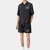 AMIRI Shirts>ARTS DISTRICT BOWLING SHIRT BLACK