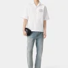 AMIRI Shirts>ARTS DISTRICT CAMP SHIRT White
