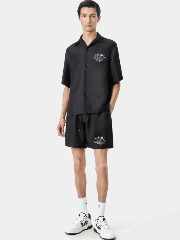 AMIRI Shorts & Sweatpants>ARTS DISTRICT SHORT BLACK