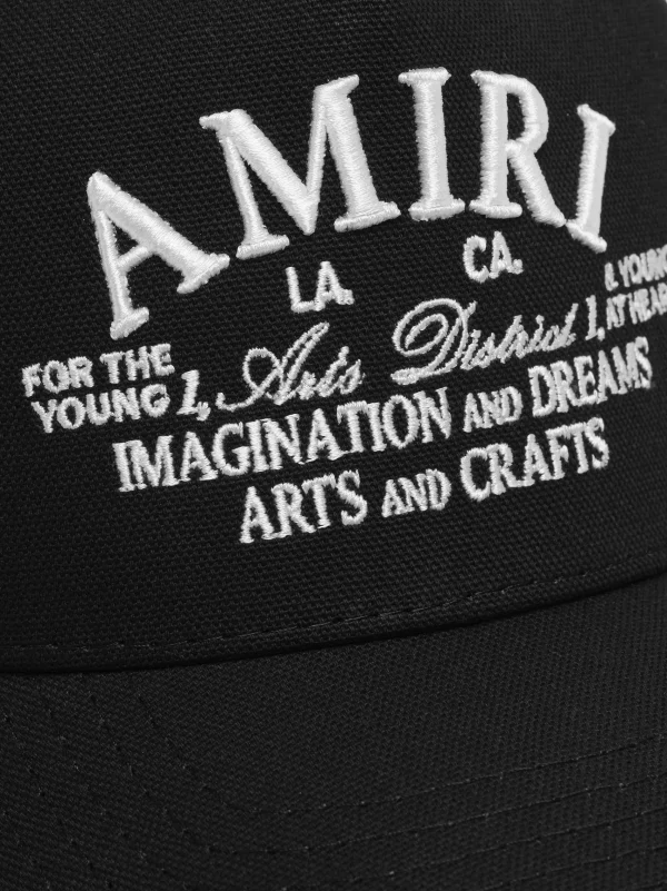 AMIRI Hats | Hats>Arts District Trucker Hat BLACK