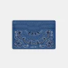 AMIRI Small Leather Goods | Small Leather Goods>BANDANA CARD HOLDER Blue