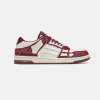 AMIRI Sneakers | Sneakers>BANDANA DENIM SKEL TOP LOW- Burgundy