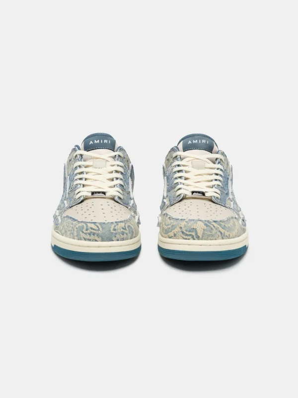 AMIRI Sneakers | Sneakers>BANDANA JACQUARD SKEL-TOP LOW Natural/Denim