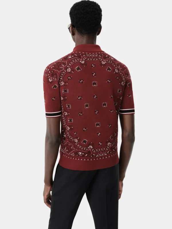 AMIRI Knitwear>BANDANA POLO Red