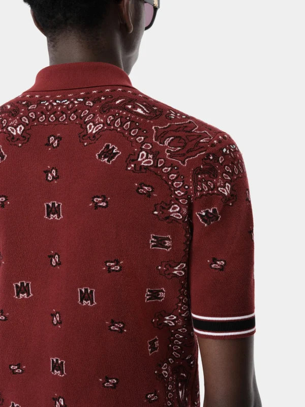 AMIRI Knitwear>BANDANA POLO Red