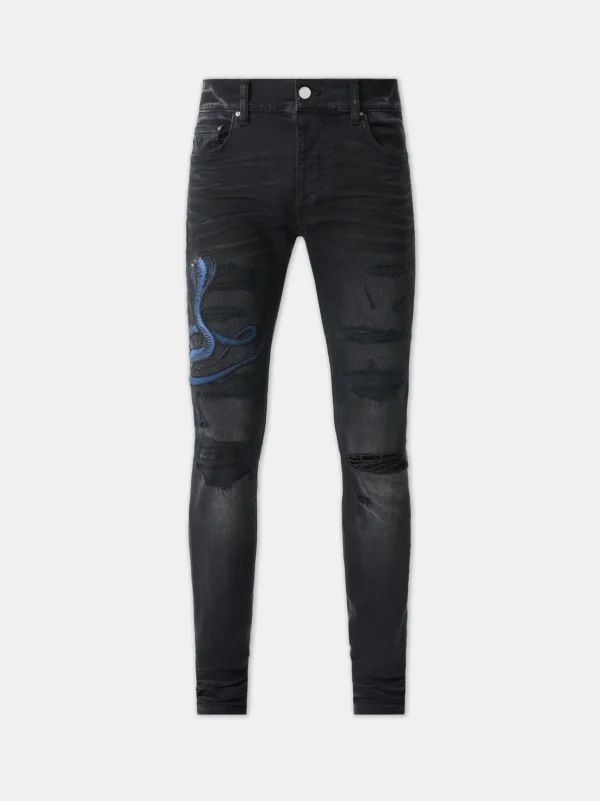 AMIRI Denim>BLUE POISON ARCHIVAL JEAN Aged Black