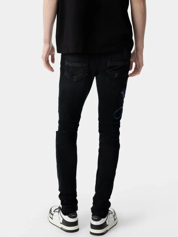 AMIRI Denim>BLUE POISON ARCHIVAL JEAN Aged Black