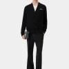 AMIRI Knitwear>BONES CARDIGAN BLACK