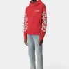 AMIRI Sweatshirts>BONES STACKED HOODIE Red