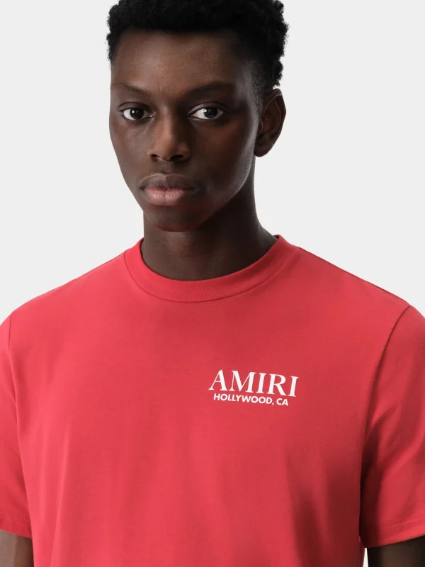 AMIRI Tees>BONES STACKED TEE Red