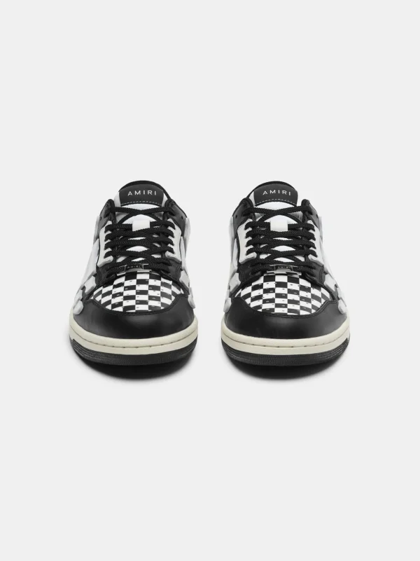 AMIRI Sneakers | Sneakers>CHECKERED SKEL-TOP LOW Black White