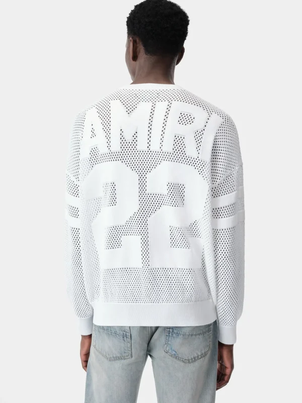 AMIRI Knitwear>22 CREW White