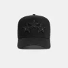 AMIRI Hats | Hats>CRYSTAL 3 STAR TRUCKER HAT Black Black