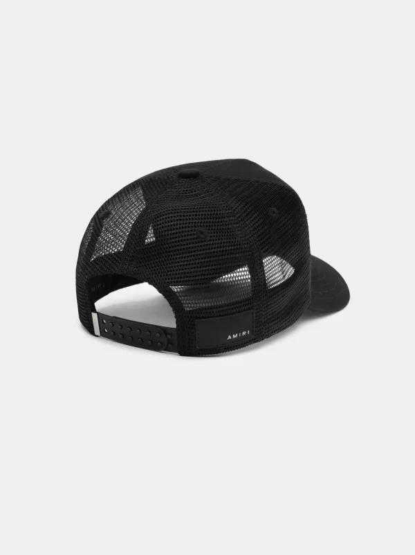 AMIRI Hats | Hats>CRYSTAL 3 STAR TRUCKER HAT Black Black