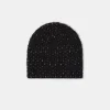 AMIRI Hats | Hats>CRYSTAL BEANIE BLACK