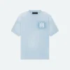 AMIRI Tees>CRYSTAL BURST TEE- Ashley Blue