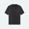 AMIRI Tees>CRYSTAL BURST TEE- FADED BLACK