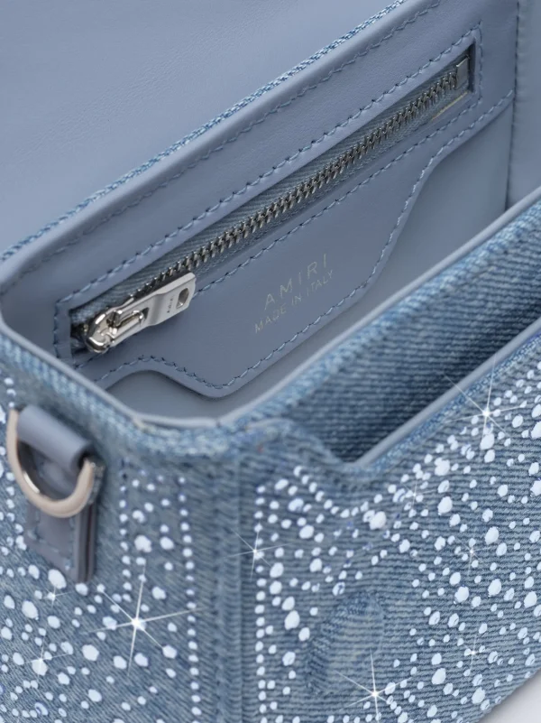 AMIRI Bags | Handbags>CRYSTAL DENIM MICRO MA BAG True Blue