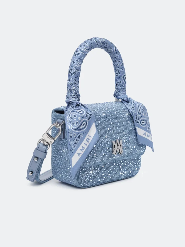 AMIRI Bags | Handbags>CRYSTAL DENIM MICRO MA BAG True Blue
