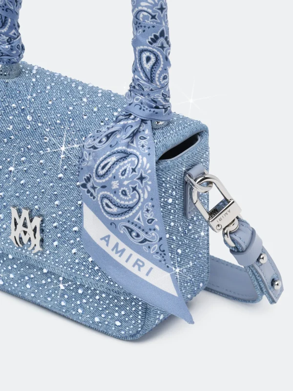 AMIRI Bags | Handbags>CRYSTAL DENIM MICRO MA BAG True Blue