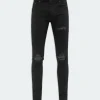 AMIRI Denim>CRYSTAL MX1 JEAN BLACK OD