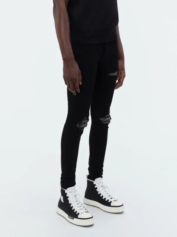 AMIRI Denim>CRYSTAL MX1 JEAN BLACK OD