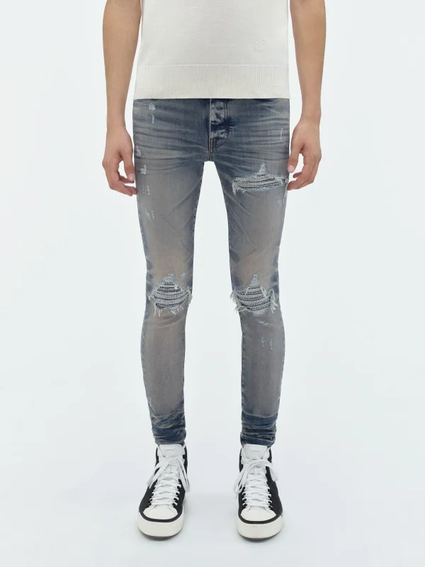 AMIRI Denim>CRYSTAL MX1 JEAN Vintage Indigo