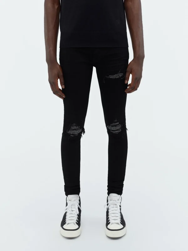 AMIRI Denim>CRYSTAL MX1 JEAN BLACK OD