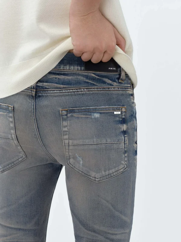 AMIRI Denim>CRYSTAL MX1 JEAN Vintage Indigo