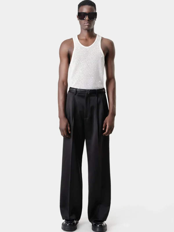 AMIRI Knitwear | Tees>CRYSTAL TANK TOP White
