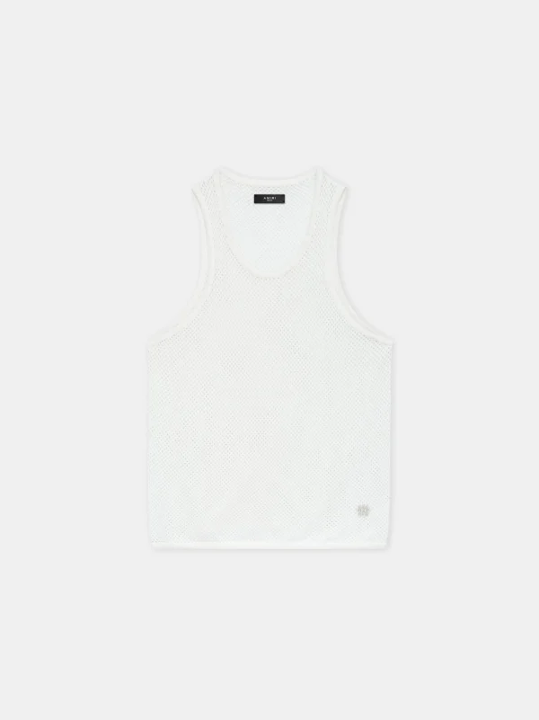 AMIRI Knitwear | Tees>CRYSTAL TANK TOP White