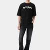 AMIRI Tees>HOLLYWOOD SHOTGUN OVERSIZED TEE BLACK