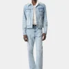 AMIRI Denim>JAPANESE SELVEDGE TRUCKER PERFECT INDIGO