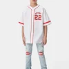 AMIRI Shirts>KIDS' 22 BASEBALL SHIRT White
