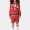 AMIRI Knitwear | Tees>KIDS' 22 STRIPE CREW Red