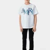 AMIRI Tees>KIDS' BANDANA STAGGERED TEE White