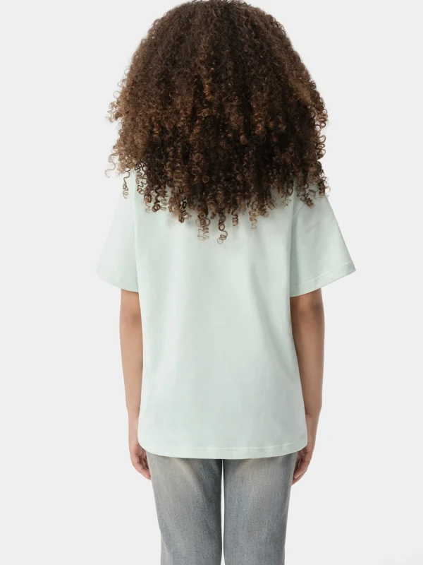 AMIRI Tees>KIDS' BANDANA STAGGERED TEE Surf Spray