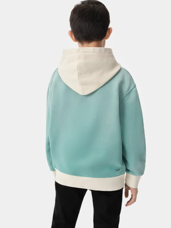 AMIRI Sweatshirts>KIDS' COLLEGIATE HOODIE Sea Blue