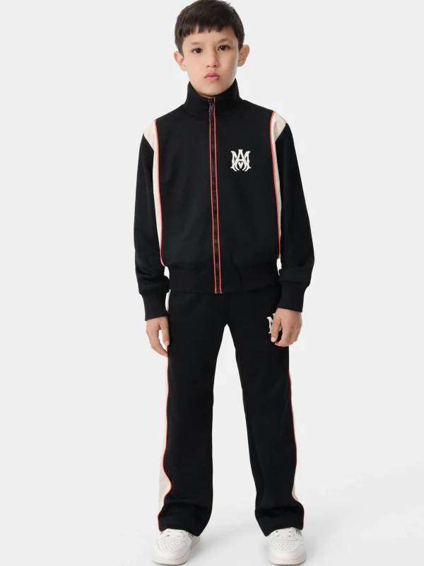 AMIRI Outerwear>KIDS' ARTS DISTRICT TRACK JACKET BLACK