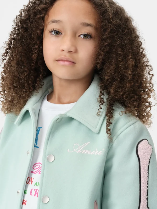 AMIRI Outerwear>KIDS' BONES JACKET Surf Spray