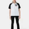 AMIRI Shirts>KIDS' MA CHECKERED 22 POLO White Black