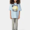 AMIRI Tees>KIDS' MA SANDCASTLE TEE Cerulean