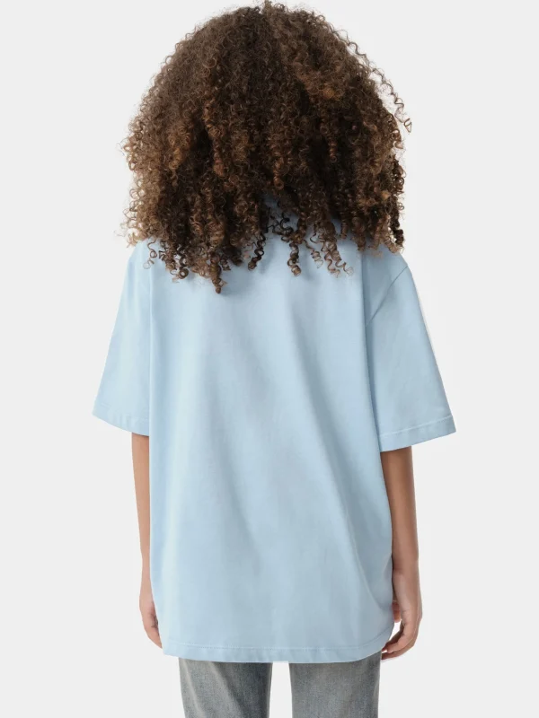 AMIRI Tees>KIDS' MA SANDCASTLE TEE Cerulean