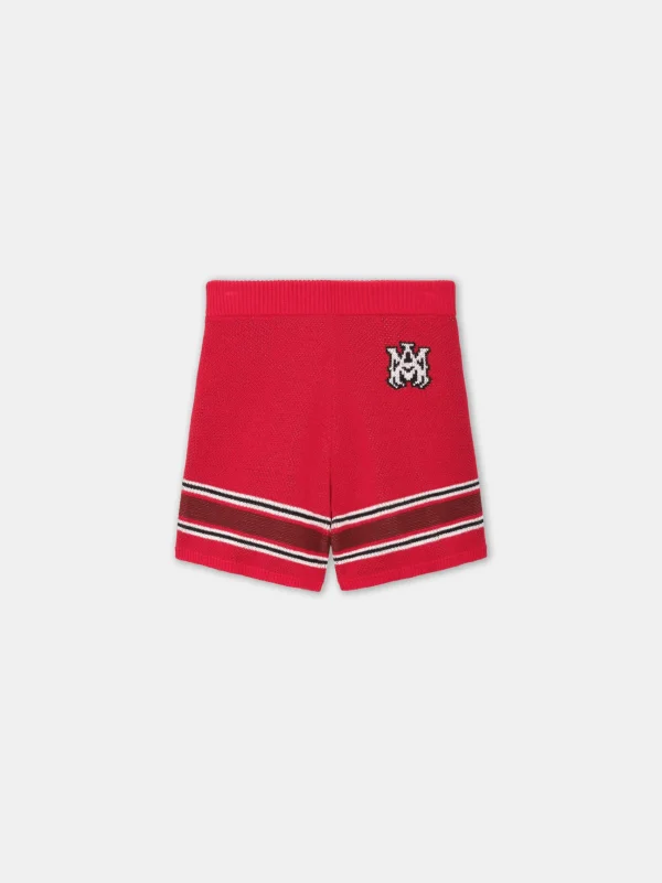 AMIRI Knitwear | Shorts & Sweatpants>KIDS' MA STRIPE SHORT Red
