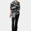 AMIRI Shirts>LA LANDMARK CAMP SHIRT BLACK
