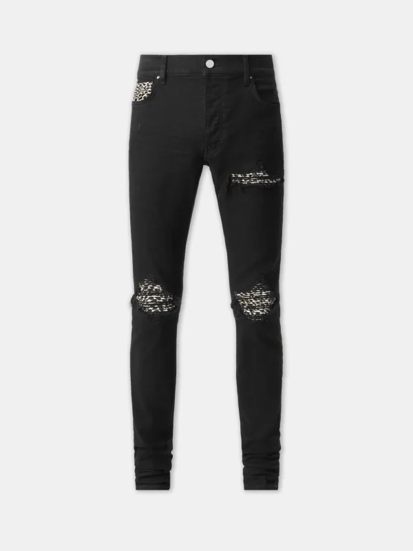 AMIRI Denim>LEOPARD MX1 JEAN BLACK OD