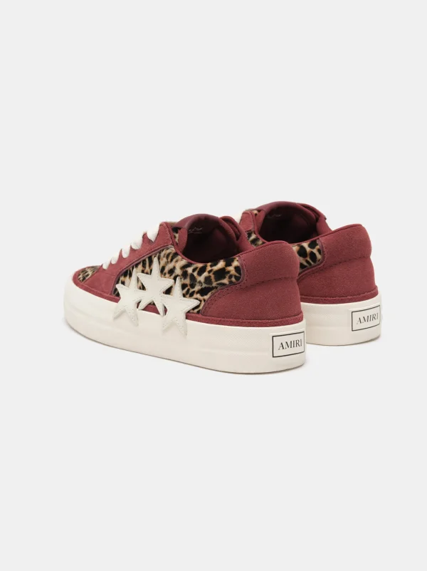 AMIRI Sneakers | Sneakers>LEOPARD SUNSET SKATE LOW Burgundy