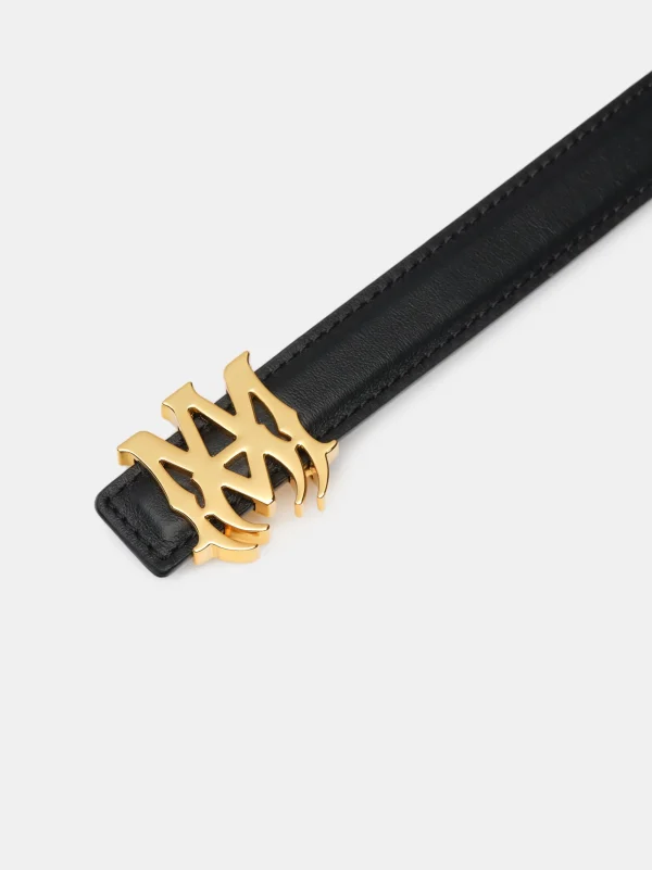 AMIRI Belts | Small Leather Goods>MA 2 CM BELT Gold