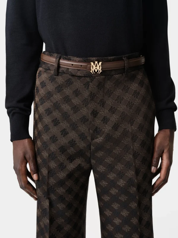 AMIRI Belts | Small Leather Goods>MA 2 CM BELT Brown