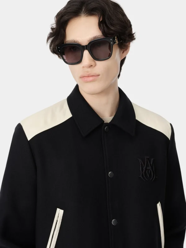 AMIRI Outerwear>MA BAND JACKET BLACK